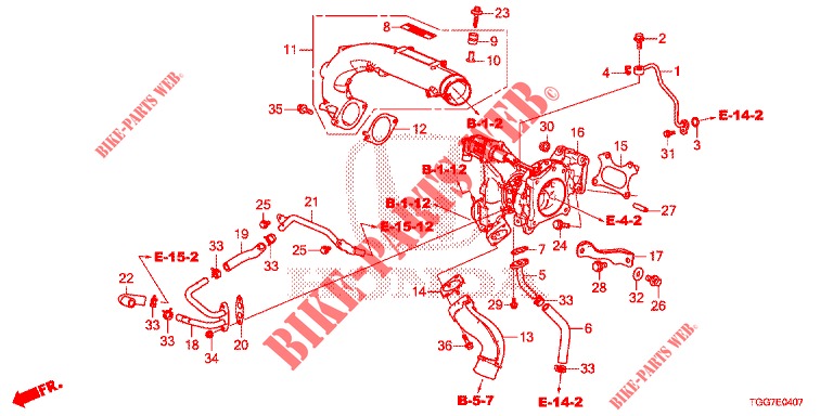 TURBOLADER (TYPE R) für Honda CIVIC TYPE R 5 Türen 6 gang-Schaltgetriebe 2018