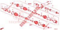ANTRIEBSWELLE, VORNE/HALBWELLE (DIESEL) (1.6L) für Honda CIVIC TOURER DIESEL 1.6 COMFORT 5 Türen 6 gang-Schaltgetriebe 2014
