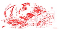 BODEN/INNENBLECHE  für Honda CIVIC TOURER DIESEL 1.6 COMFORT 5 Türen 6 gang-Schaltgetriebe 2014