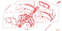 DREHZAHLMESSER  für Honda CIVIC TOURER DIESEL 1.6 COMFORT 5 Türen 6 gang-Schaltgetriebe 2014