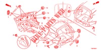 GUMMITUELLE (ARRIERE) für Honda CIVIC TOURER DIESEL 1.6 COMFORT 5 Türen 6 gang-Schaltgetriebe 2014