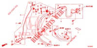 KLIMAANLAGE (FLEXIBLES/TUYAUX) (DIESEL) (LH) für Honda CIVIC TOURER DIESEL 1.6 COMFORT 5 Türen 6 gang-Schaltgetriebe 2014