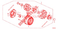LICHTMASCHINE (DIESEL) (DENSO) für Honda CIVIC TOURER DIESEL 1.6 COMFORT 5 Türen 6 gang-Schaltgetriebe 2014