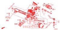SERVOLENKGETRIEBE (LH) für Honda CIVIC TOURER DIESEL 1.6 COMFORT 5 Türen 6 gang-Schaltgetriebe 2014