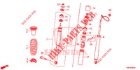 STOSSDAEMPFER HINTEN  für Honda CIVIC TOURER DIESEL 1.6 COMFORT 5 Türen 6 gang-Schaltgetriebe 2014