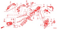 TUERSCHLOESSER, VORNE/AEUSSERER GRIFF  für Honda CIVIC TOURER DIESEL 1.6 COMFORT 5 Türen 6 gang-Schaltgetriebe 2014