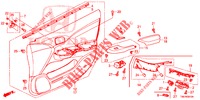 TUERVERKLEIDUNG, VORNE (LH) für Honda CIVIC TOURER DIESEL 1.6 COMFORT 5 Türen 6 gang-Schaltgetriebe 2014