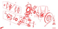 VORDERRADBREMSE  für Honda CIVIC TOURER DIESEL 1.6 COMFORT 5 Türen 6 gang-Schaltgetriebe 2014