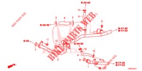 WASSERSCHLAUCH/HEIZUNGSSCHACHT (DIESEL) für Honda CIVIC TOURER DIESEL 1.6 COMFORT 5 Türen 6 gang-Schaltgetriebe 2014