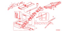 WERKZEUGE/WAGENHEBER  für Honda CIVIC TOURER DIESEL 1.6 COMFORT 5 Türen 6 gang-Schaltgetriebe 2014