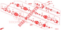 ANTRIEBSWELLE, VORNE/HALBWELLE (DIESEL) (1.6L) für Honda CIVIC TOURER DIESEL 1.6 S 5 Türen 6 gang-Schaltgetriebe 2014