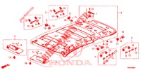 DACHVERKLEIDUNG  für Honda CIVIC TOURER DIESEL 1.6 S 5 Türen 6 gang-Schaltgetriebe 2014