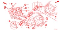 GUMMITUELLE (ARRIERE) für Honda CIVIC TOURER DIESEL 1.6 S 5 Türen 6 gang-Schaltgetriebe 2014