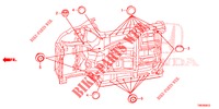 GUMMITUELLE (INFERIEUR) für Honda CIVIC TOURER DIESEL 1.6 S 5 Türen 6 gang-Schaltgetriebe 2014