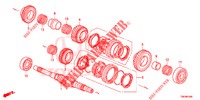 HAUPTWELLE (DIESEL) für Honda CIVIC TOURER DIESEL 1.6 S 5 Türen 6 gang-Schaltgetriebe 2014