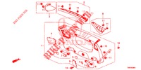 HECKKLAPPENVERKLEIDUNG/ TAFELVERKLEIDUNG, HINTEN(2D)  für Honda CIVIC TOURER DIESEL 1.6 S 5 Türen 6 gang-Schaltgetriebe 2014