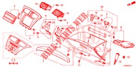 INSTRUMENT, ZIERSTUECK (COTE DE PASSAGER) (LH) für Honda CIVIC TOURER DIESEL 1.6 S 5 Türen 6 gang-Schaltgetriebe 2014