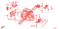 MOTORBEFESTIGUNGEN (DIESEL) für Honda CIVIC TOURER DIESEL 1.6 S 5 Türen 6 gang-Schaltgetriebe 2014