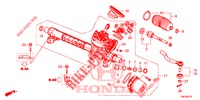 SERVOLENKGETRIEBE (LH) für Honda CIVIC TOURER DIESEL 1.6 S 5 Türen 6 gang-Schaltgetriebe 2014