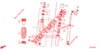 STOSSDAEMPFER HINTEN  für Honda CIVIC TOURER DIESEL 1.6 S 5 Türen 6 gang-Schaltgetriebe 2014