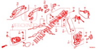 TUERSCHLOESSER, VORNE/AEUSSERER GRIFF  für Honda CIVIC TOURER DIESEL 1.6 S 5 Türen 6 gang-Schaltgetriebe 2014
