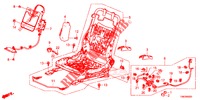 VORNE SITZKOMPONENTEN (D.) (SIEGE REGLAGE MANUEL) für Honda CIVIC TOURER DIESEL 1.6 S 5 Türen 6 gang-Schaltgetriebe 2014