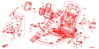 VORNE SITZKOMPONENTEN (G.) (HAUTEUR MANUELLE) für Honda CIVIC TOURER DIESEL 1.6 S 5 Türen 6 gang-Schaltgetriebe 2014