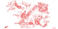 WASSERPUMPE/THERMOSTAT (DIESEL) für Honda CIVIC TOURER DIESEL 1.6 S 5 Türen 6 gang-Schaltgetriebe 2014