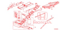 WERKZEUGE/WAGENHEBER  für Honda CIVIC TOURER DIESEL 1.6 S 5 Türen 6 gang-Schaltgetriebe 2014