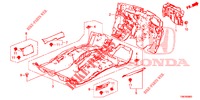 BODENMATTE/ISOLATOR  für Honda CIVIC TOURER DIESEL 1.6 EXECUTIVE 5 Türen 6 gang-Schaltgetriebe 2014