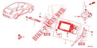EINBAUSATZ F. RNS2  für Honda CIVIC TOURER DIESEL 1.6 EXECUTIVE 5 Türen 6 gang-Schaltgetriebe 2014