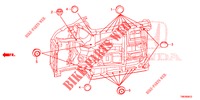 GUMMITUELLE (INFERIEUR) für Honda CIVIC TOURER DIESEL 1.6 EXECUTIVE 5 Türen 6 gang-Schaltgetriebe 2014