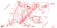 KLIMAANLAGE (FLEXIBLES/TUYAUX) (DIESEL) (LH) für Honda CIVIC TOURER DIESEL 1.6 EXECUTIVE 5 Türen 6 gang-Schaltgetriebe 2014