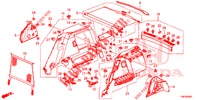 KOFFERRAUM SEITENVERKL.  für Honda CIVIC TOURER DIESEL 1.6 EXECUTIVE 5 Türen 6 gang-Schaltgetriebe 2014