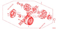 LICHTMASCHINE (DIESEL) (DENSO) für Honda CIVIC TOURER DIESEL 1.6 EXECUTIVE 5 Türen 6 gang-Schaltgetriebe 2014
