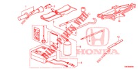 WERKZEUGE/WAGENHEBER  für Honda CIVIC TOURER DIESEL 1.6 EXECUTIVE 5 Türen 6 gang-Schaltgetriebe 2014