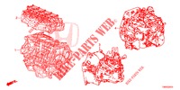 DICHTUNG SATZ/MOTOREINHEIT/GETRIEBE KOMPL.  für Honda CIVIC TOURER 1.8 LIFESTYLE 5 Türen 6 gang-Schaltgetriebe 2014