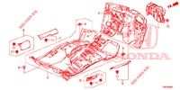 BODENMATTE/ISOLATOR  für Honda CIVIC TOURER 1.8 EXECUTIVE 5 Türen 6 gang-Schaltgetriebe 2014