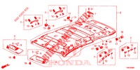 DACHVERKLEIDUNG  für Honda CIVIC TOURER 1.8 EXECUTIVE 5 Türen 6 gang-Schaltgetriebe 2014