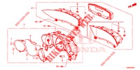 DREHZAHLMESSER  für Honda CIVIC TOURER 1.8 EXECUTIVE 5 Türen 6 gang-Schaltgetriebe 2014