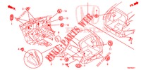 GUMMITUELLE (ARRIERE) für Honda CIVIC TOURER 1.8 EXECUTIVE 5 Türen 6 gang-Schaltgetriebe 2014