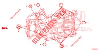 GUMMITUELLE (INFERIEUR) für Honda CIVIC TOURER 1.8 EXECUTIVE 5 Türen 6 gang-Schaltgetriebe 2014