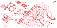 INSTRUMENT, ZIERSTUECK (COTE DE PASSAGER) (LH) für Honda CIVIC TOURER 1.8 EXECUTIVE 5 Türen 6 gang-Schaltgetriebe 2014