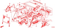 KOFFERRAUM SEITENVERKL.  für Honda CIVIC TOURER 1.8 EXECUTIVE 5 Türen 6 gang-Schaltgetriebe 2014
