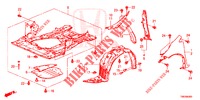KOTFLUEGEL, VORNE  für Honda CIVIC TOURER 1.8 EXECUTIVE 5 Türen 6 gang-Schaltgetriebe 2014