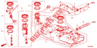 KRAFTSTOFFTANK  für Honda CIVIC TOURER 1.8 EXECUTIVE 5 Türen 6 gang-Schaltgetriebe 2014