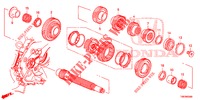 NEBENWELLE  für Honda CIVIC TOURER 1.8 EXECUTIVE 5 Türen 6 gang-Schaltgetriebe 2014