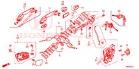 TUERSCHLOESSER, VORNE/AEUSSERER GRIFF  für Honda CIVIC TOURER 1.8 EXECUTIVE 5 Türen 6 gang-Schaltgetriebe 2014