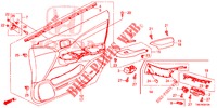 TUERVERKLEIDUNG, VORNE (LH) für Honda CIVIC TOURER 1.8 EXECUTIVE 5 Türen 6 gang-Schaltgetriebe 2014