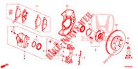 VORDERRADBREMSE  für Honda CIVIC TOURER 1.8 EXECUTIVE 5 Türen 6 gang-Schaltgetriebe 2014